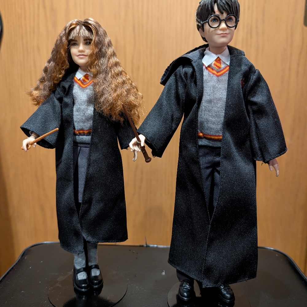 Harry Potter & Hermione Mattel Dolls